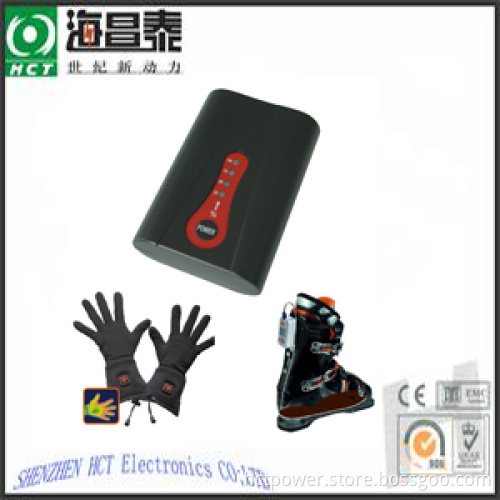 7.4V Li-ion Heated Gloves Clothes Ski Battery